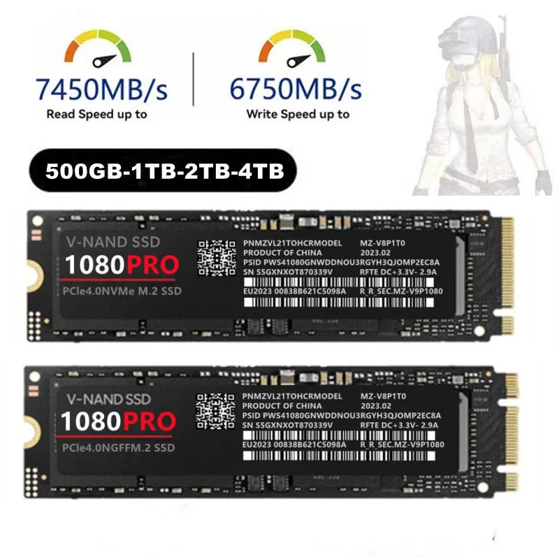 1080PRO  귣 SSD M2 2280 PCIe 4.0 NVME б 13000 MB/S ָ Ʈ ϵ ũ,  ܼ, Ʈ, PC, PS5 , 4TB, 2TB, 1TB